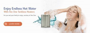 learn more about aire one tankless heaters