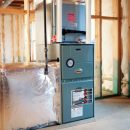 heating cooling systems in basement.