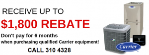 Furnace AC rebate offer HVAC promotion service repair