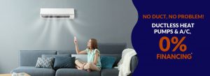 ductless heat pump ac 0 financing sale installation repair