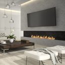 TV mounted over the fireplace