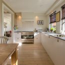 Whole house dehumidifier working through kitchen