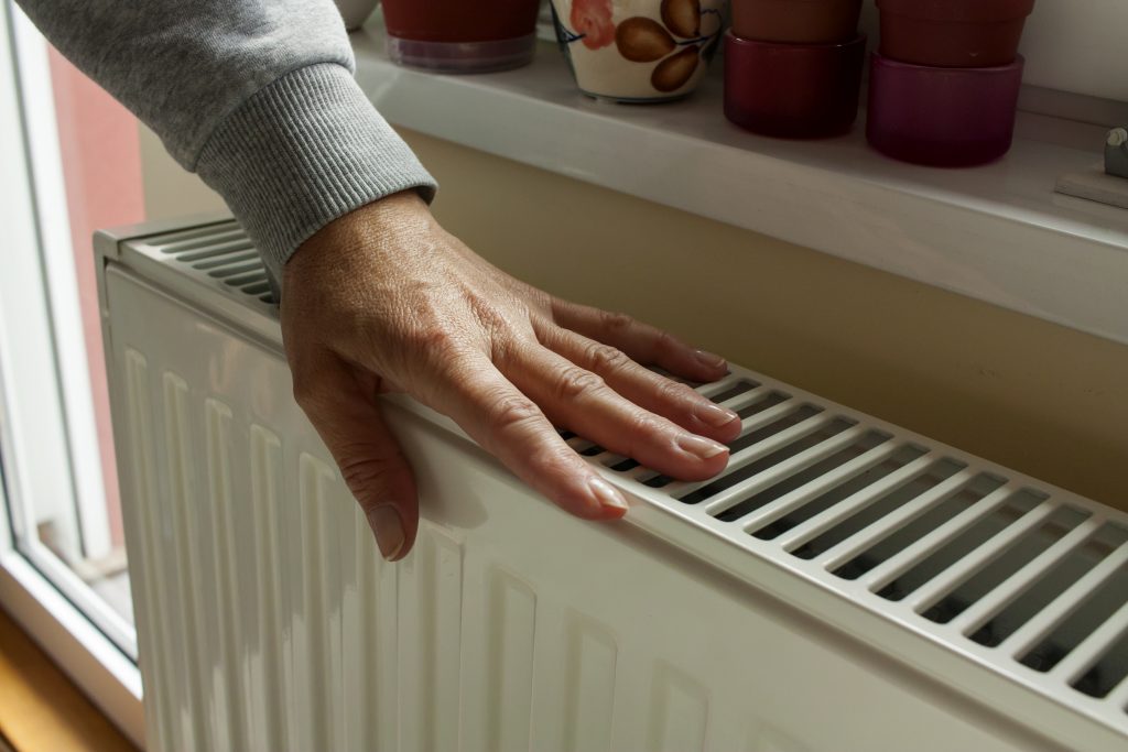Gas furnace in greater toronto home heating house.
