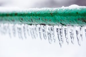 Pipes freeze in home.